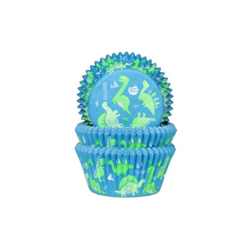 House of Marie Baking Cups - Dino - pk/50