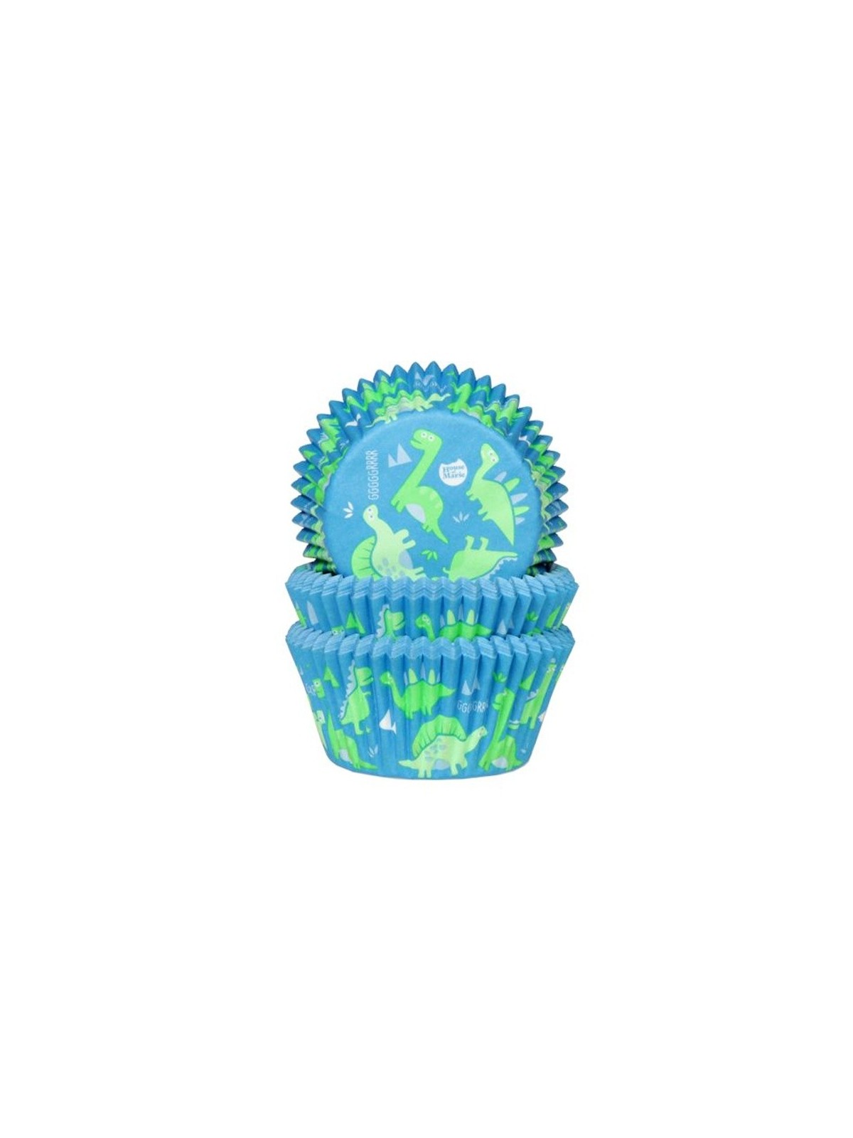 House of Marie Baking Cups - Dino - pk/50