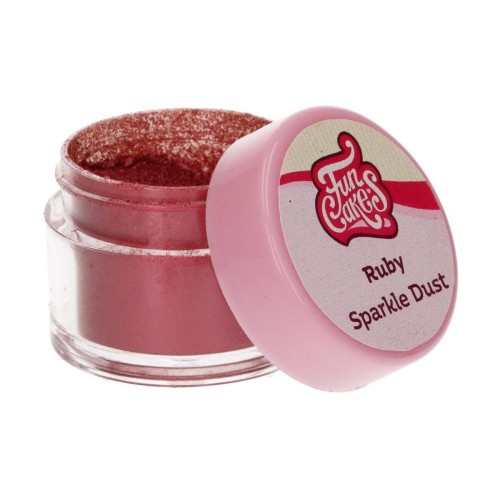 FunCakes Powder Pearl Colour - Ruby 3g