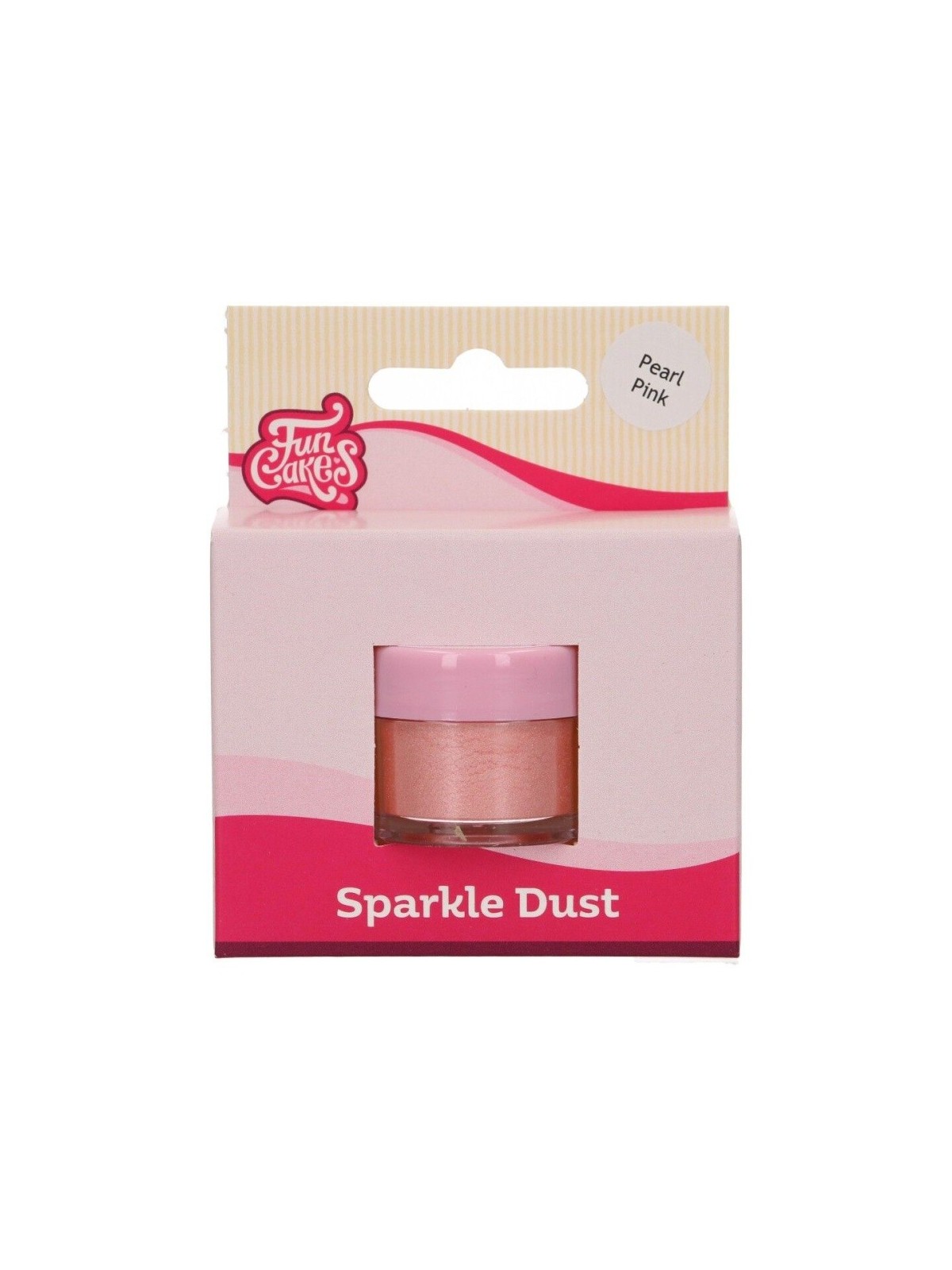 FunCakes Powder Pearl Colour Pink - Pearl Pink - 2.5g.