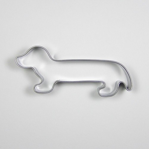 Stainless steel cookie cutter - dachshund