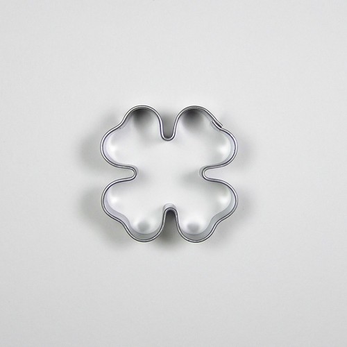 Stainless steel cookie cutter - Four-leaf clover