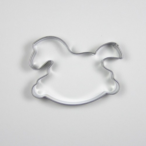 Stainless steel cookie cutter - rocking horse