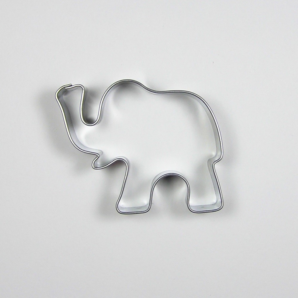 Stainless steel cookie cutter - elephant 2