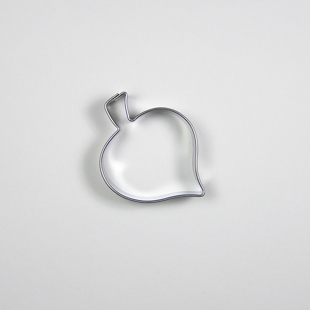 Stainless steel cookie cutter - linden leaf