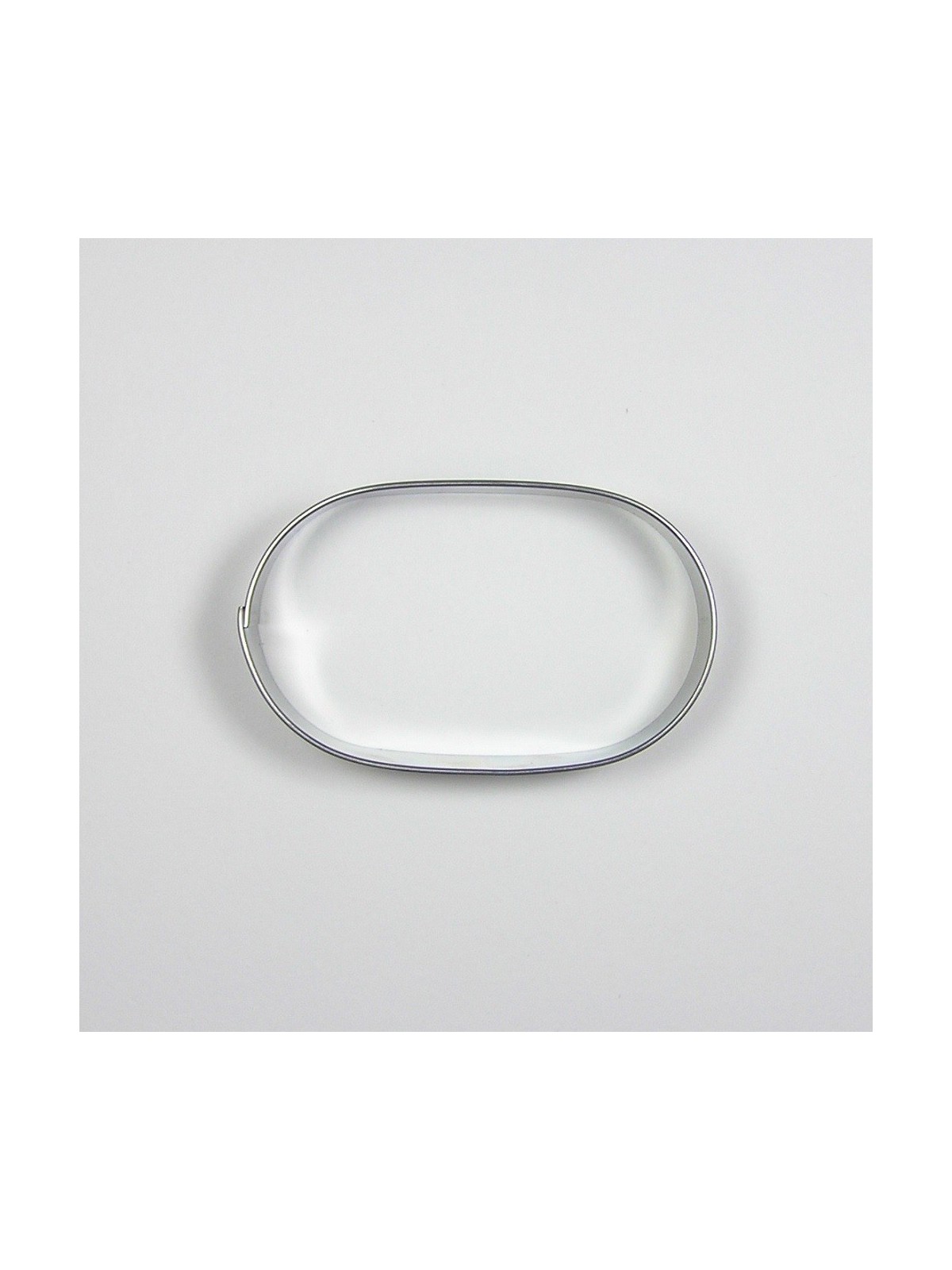 Stainless steel cutter - mocca oval 5 cm