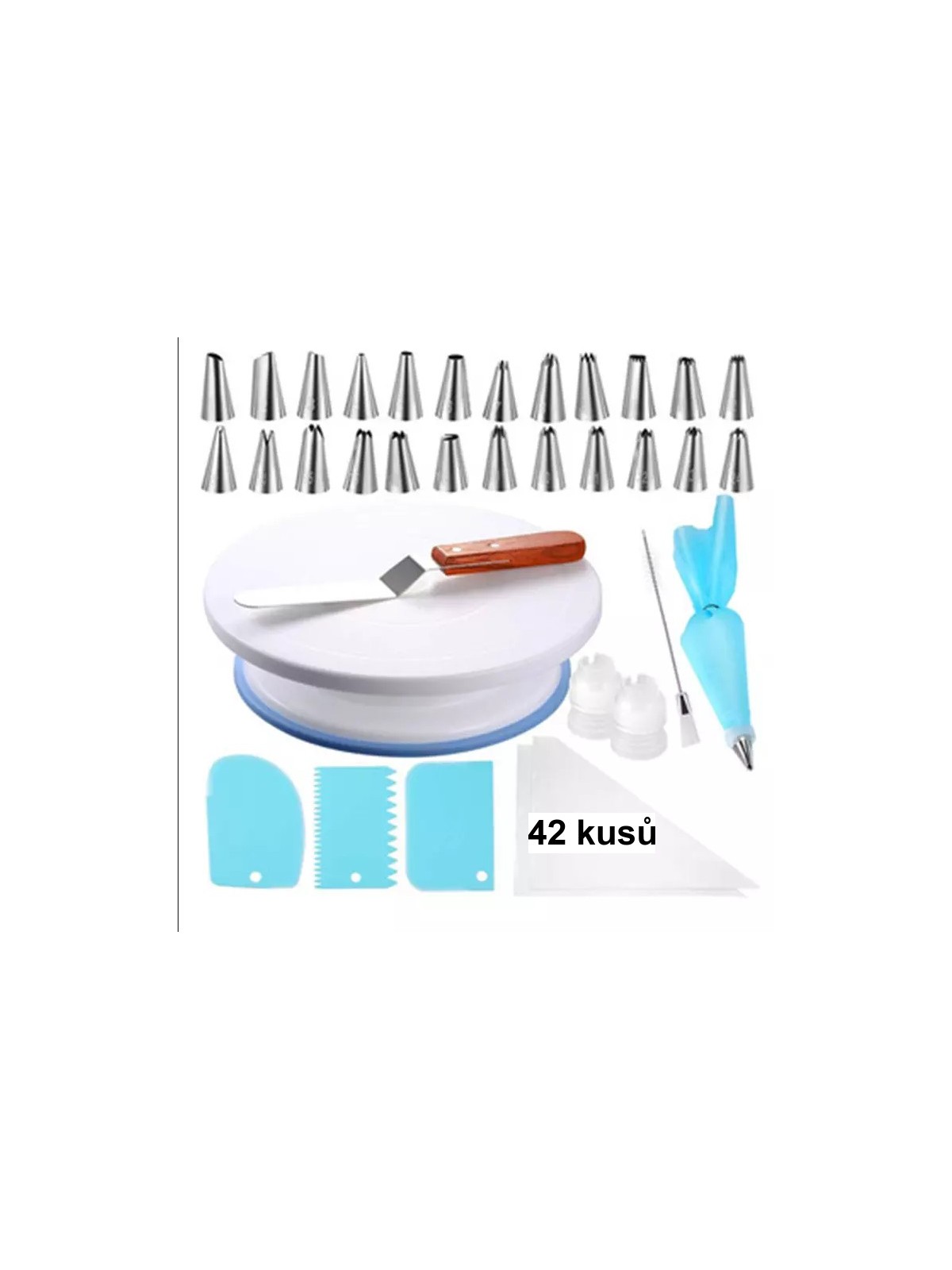 Baking and decorating set - 42 pieces.