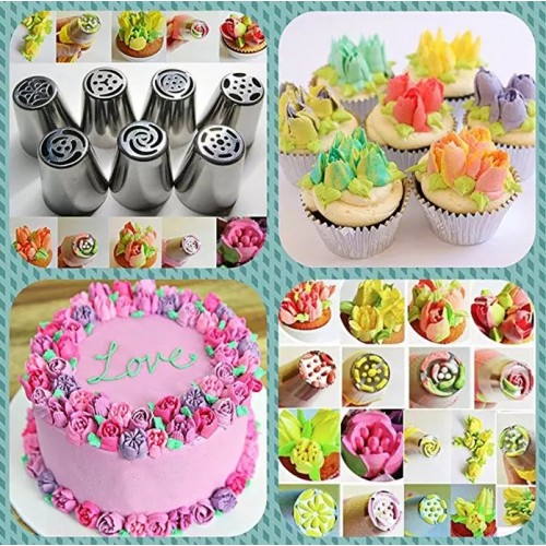 🧁100pcs Russian Piping Tips Set | Complete Cupcake & Cake Decorating  Nozzles Kit - 52 Tips🧁 - Miscellaneous - San Antonio, Texas | Facebook  Marketplace | Facebook
