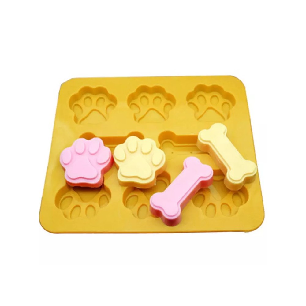 Silicone mold - dog paws