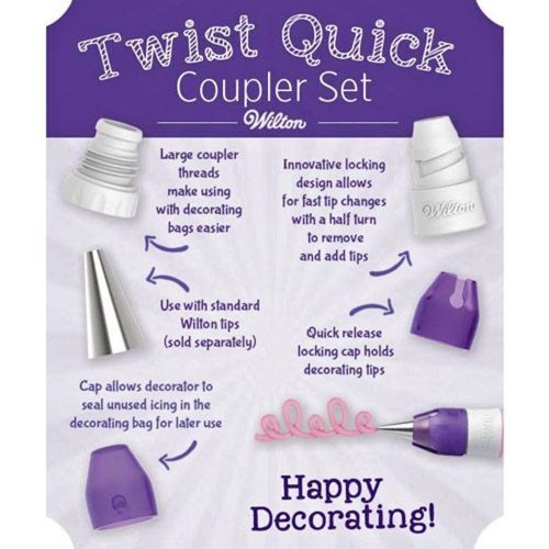 Wilton Schnellkupplungsadapter - Twist Quick Coupler Set