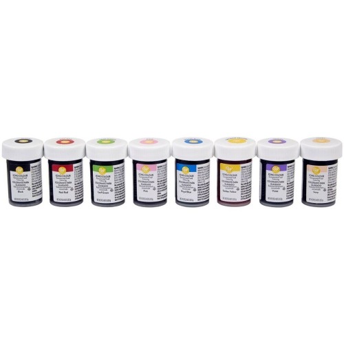 Wilton Gel Colors Set - Icing Color Kit - 8 x 28g