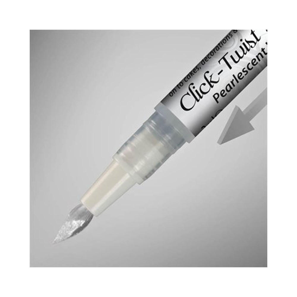 Click-Twist Brush Brush - perłowy biały - Pearlescent white