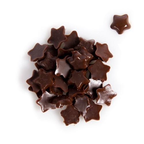 Čokoládové hvězdičky tmavé - 50g
