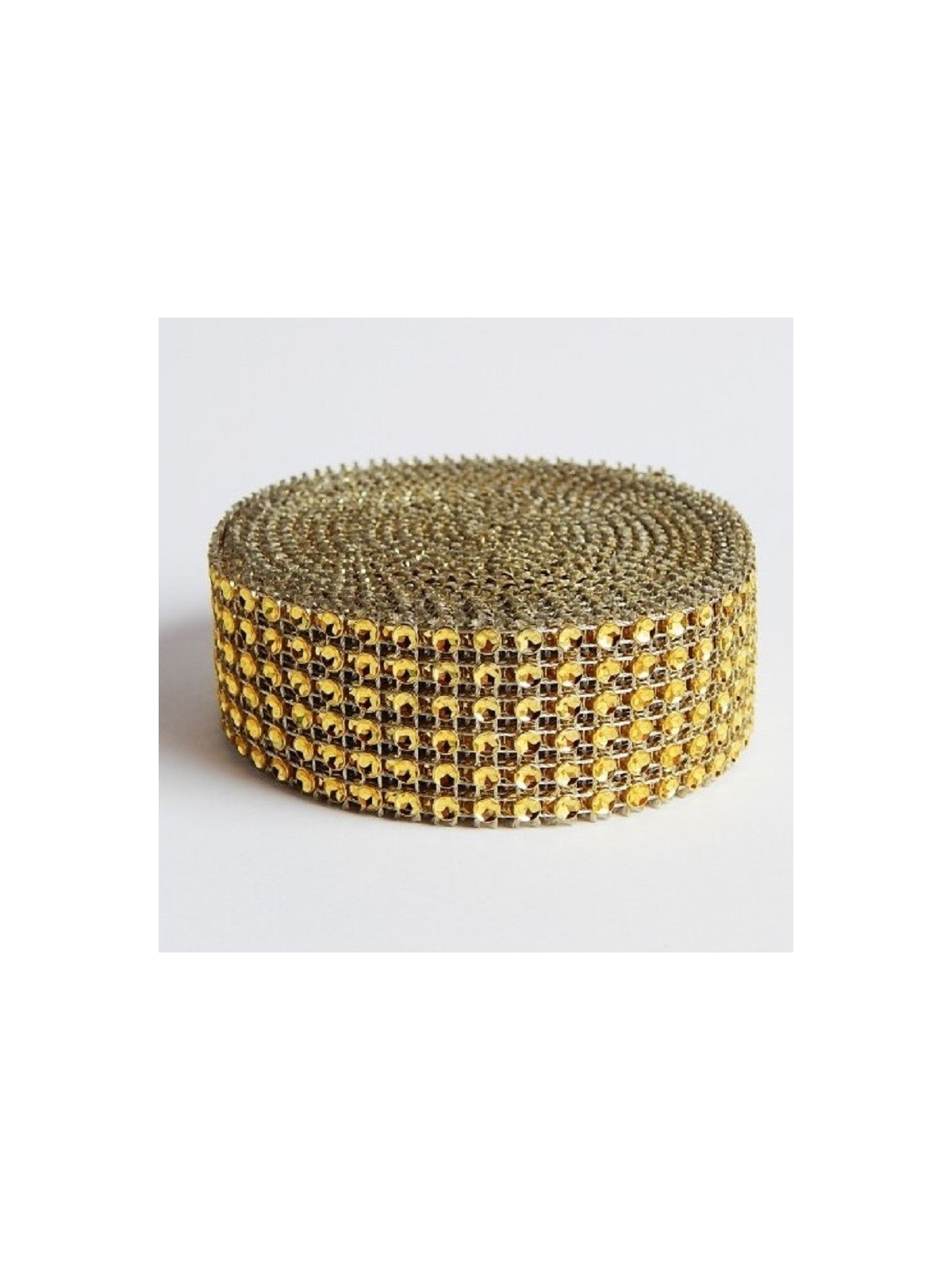 "Diamond" belt - gold 3cm x 4.57m