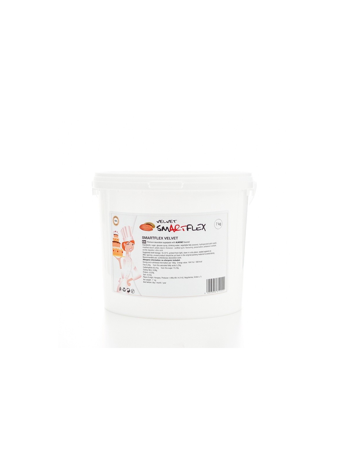 Smartflex samet mandle 7kg - potahovacia hmota.