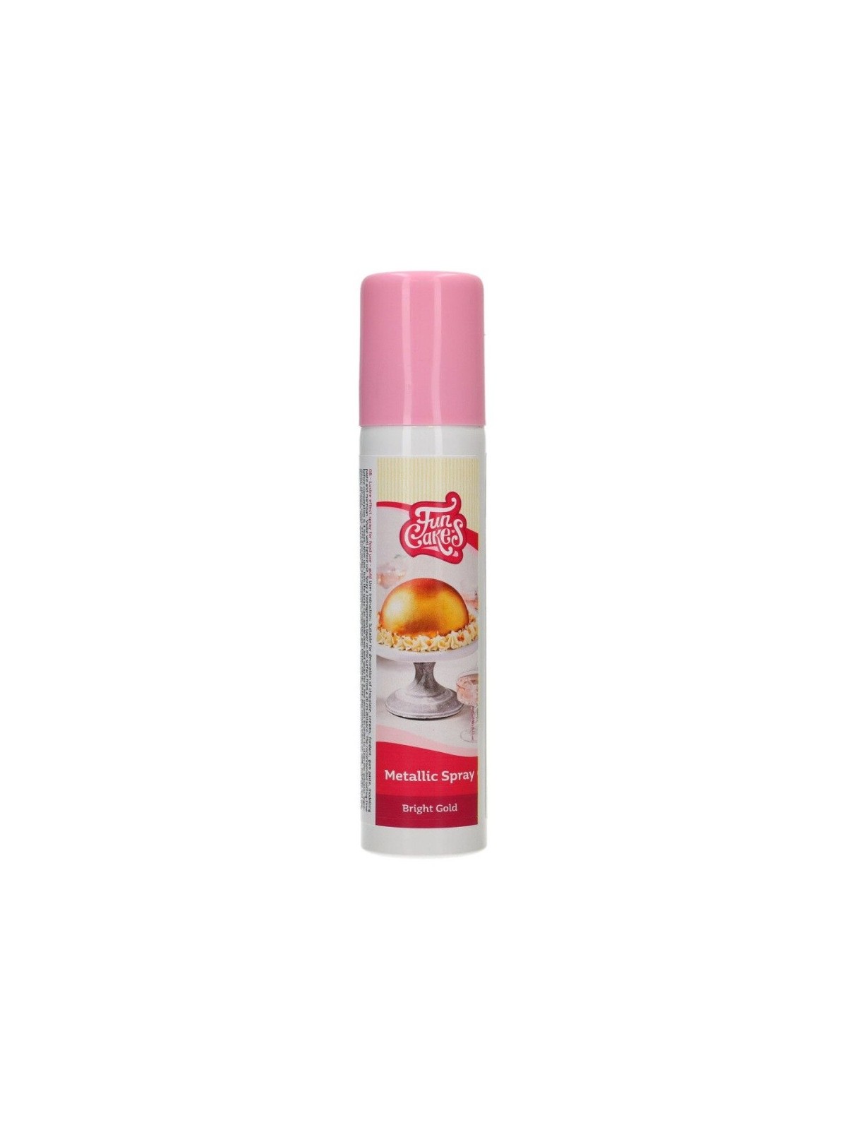 FunCakes metaliczny spray - jasne złoto - 100g