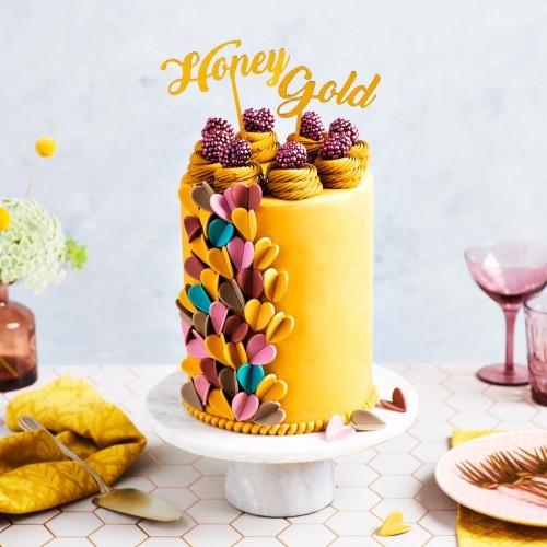 FunCakes lukrowanie masy cukrowej Honey Gold - żółty 250g