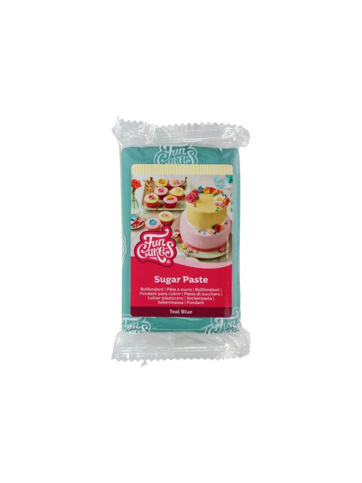 FunCakes Fondantauflage Teal Blue - Blaugrün 250g