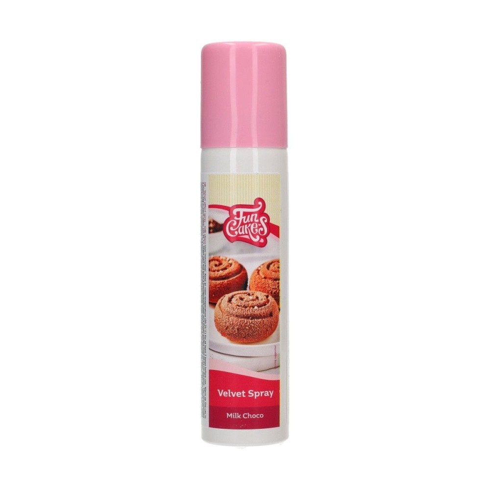 FunCakes - Aksamitny spray z efektem Milk Choco - mleczna czekolada 100ml