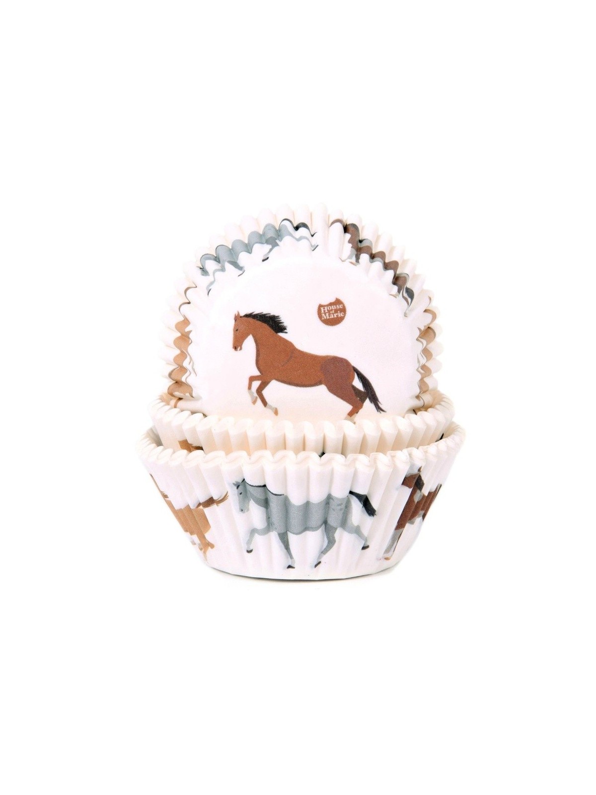 HoM pastry baskets - Horses - 50 pcs.