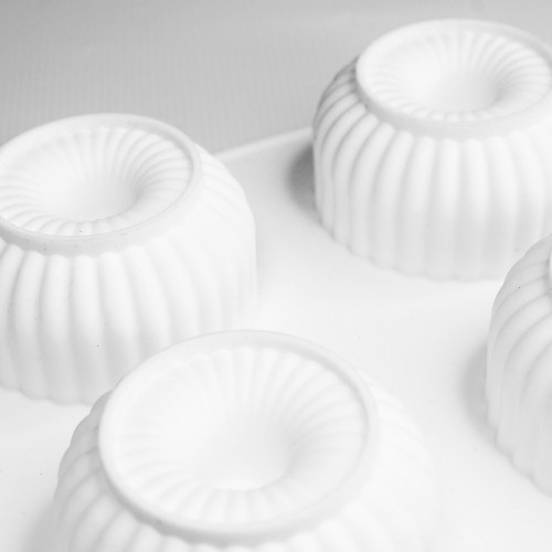 Silikonová forma žebrované dortíky