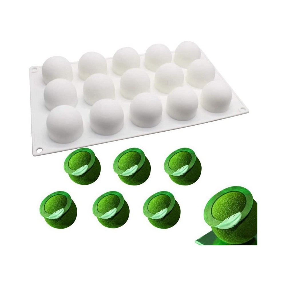 Mini ball silicone mold - 15x4.2cm