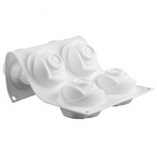 Silicone cupcake mold - roses