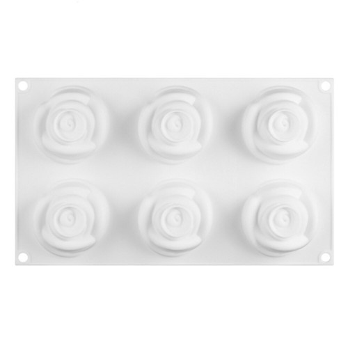 Silicone cupcake mold - roses