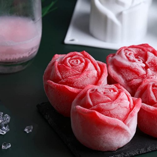 Silicone cupcake mold - roses