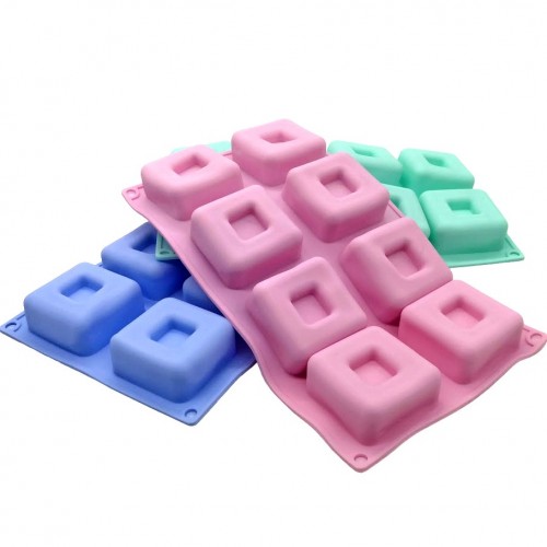 Silicone baking mold - squares 8