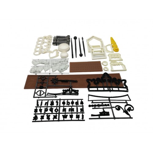 Set of tools for fondant creation - 73 pcs