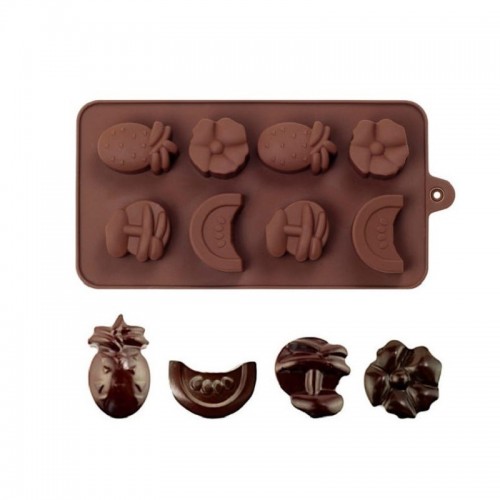 Silicone chocolate mold - fruit