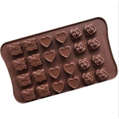 Silicone chocolate mold - love