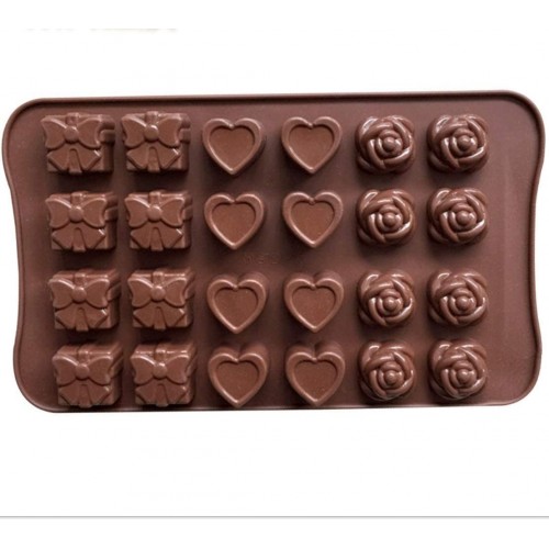 Silicone chocolate mold - love