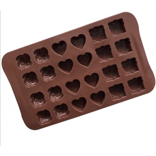 Silicone chocolate mold - love