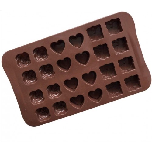 Silicone mold for pralines - love