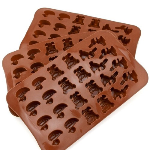 Silicone mold for pralines - animals