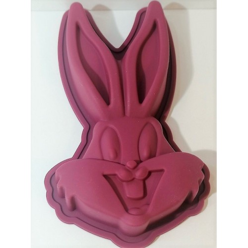 Silicone mold - rabbit 22cm (mixed colors)