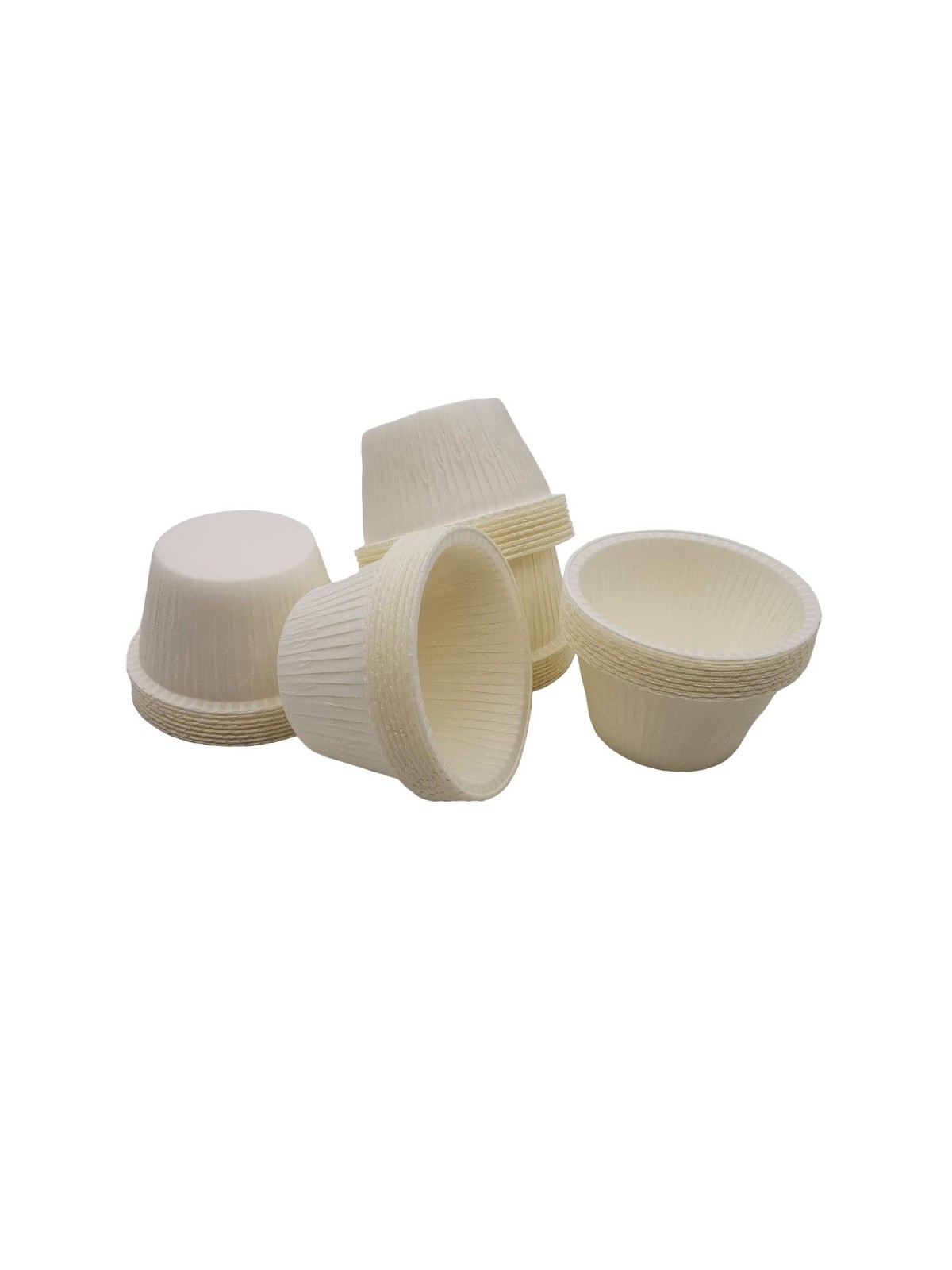 Baking cups - cream - self-supporting 5 x 4cm - 40 pcs