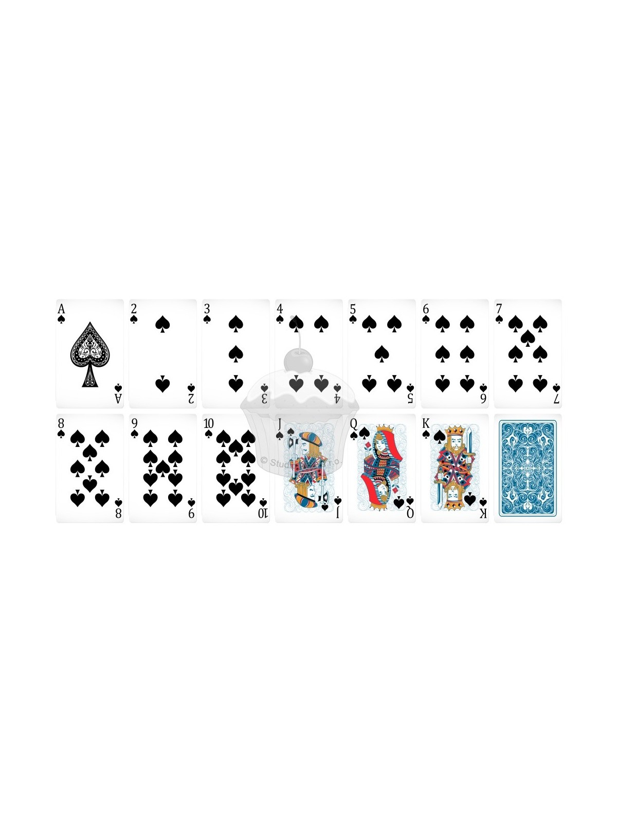 Jedlý papier "hracie karty 4" - A4
