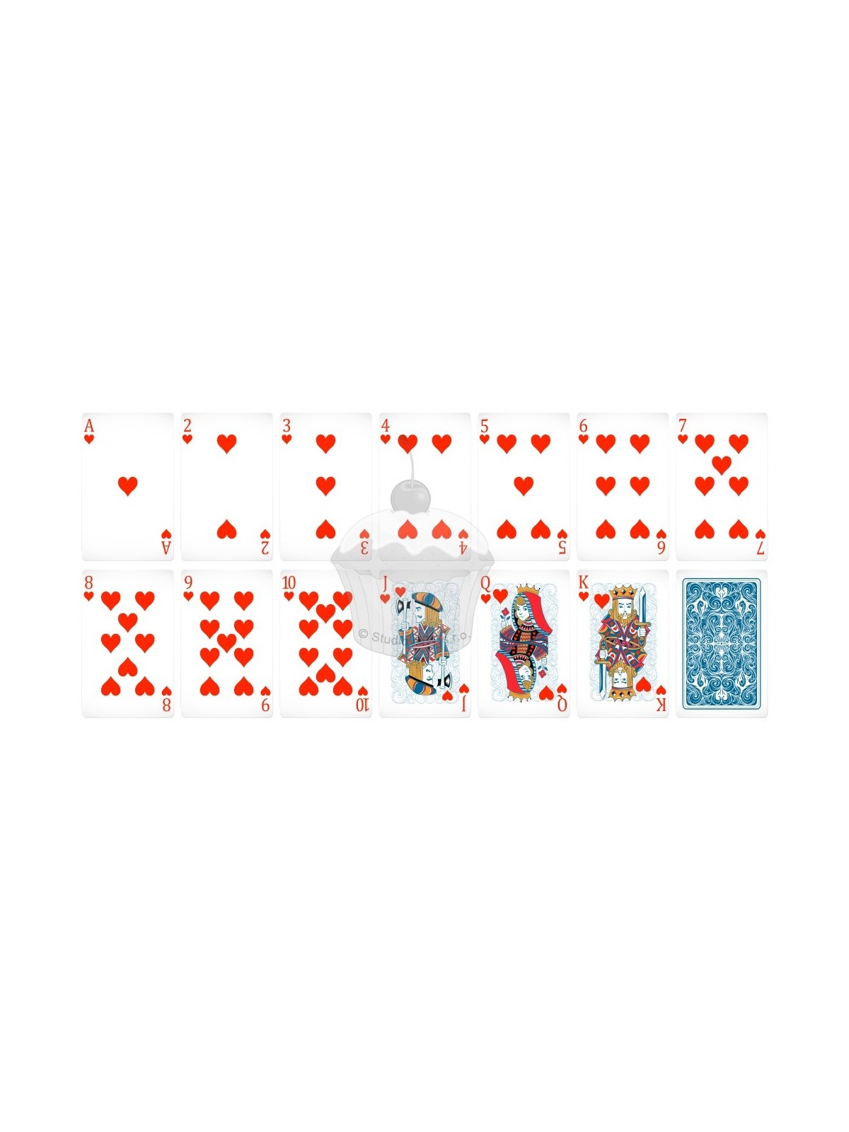 Edible paper "playing cards 5" - A4