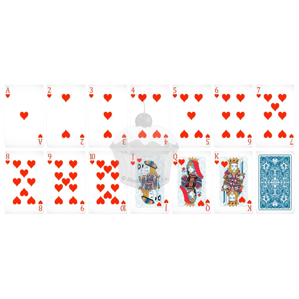 Jedlý papír "hrací karty 5" - A4