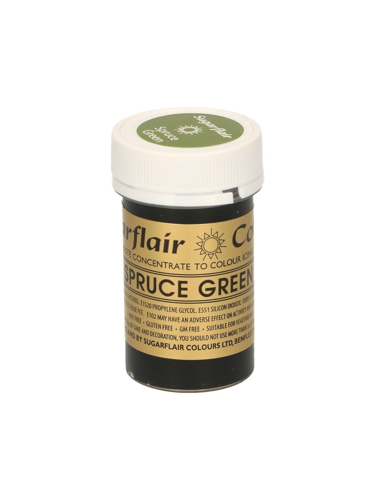 Sugarlair paste colour - Spruce Green - 25g