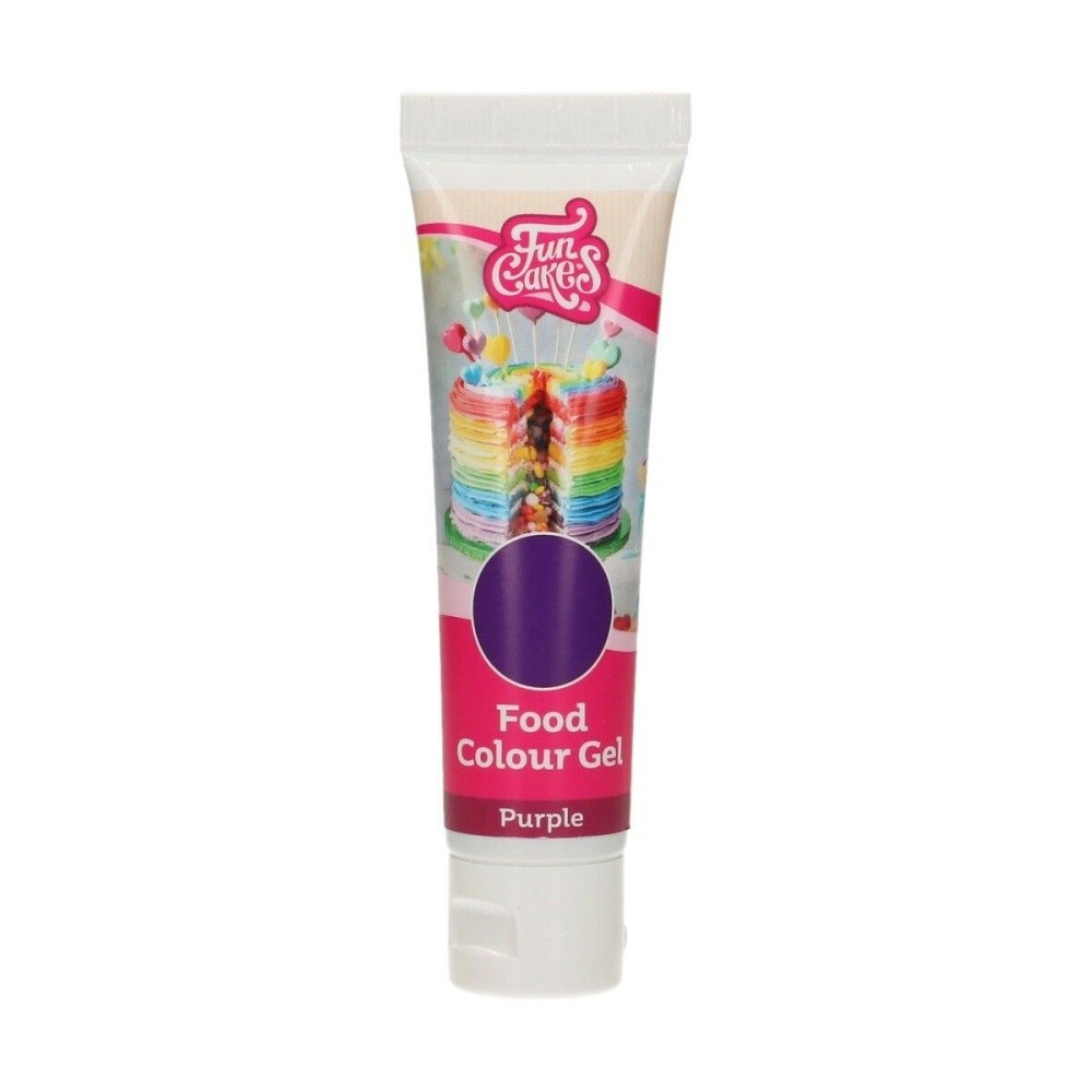 FunCakes - gelová barva - fialová - PURPLE - 30g