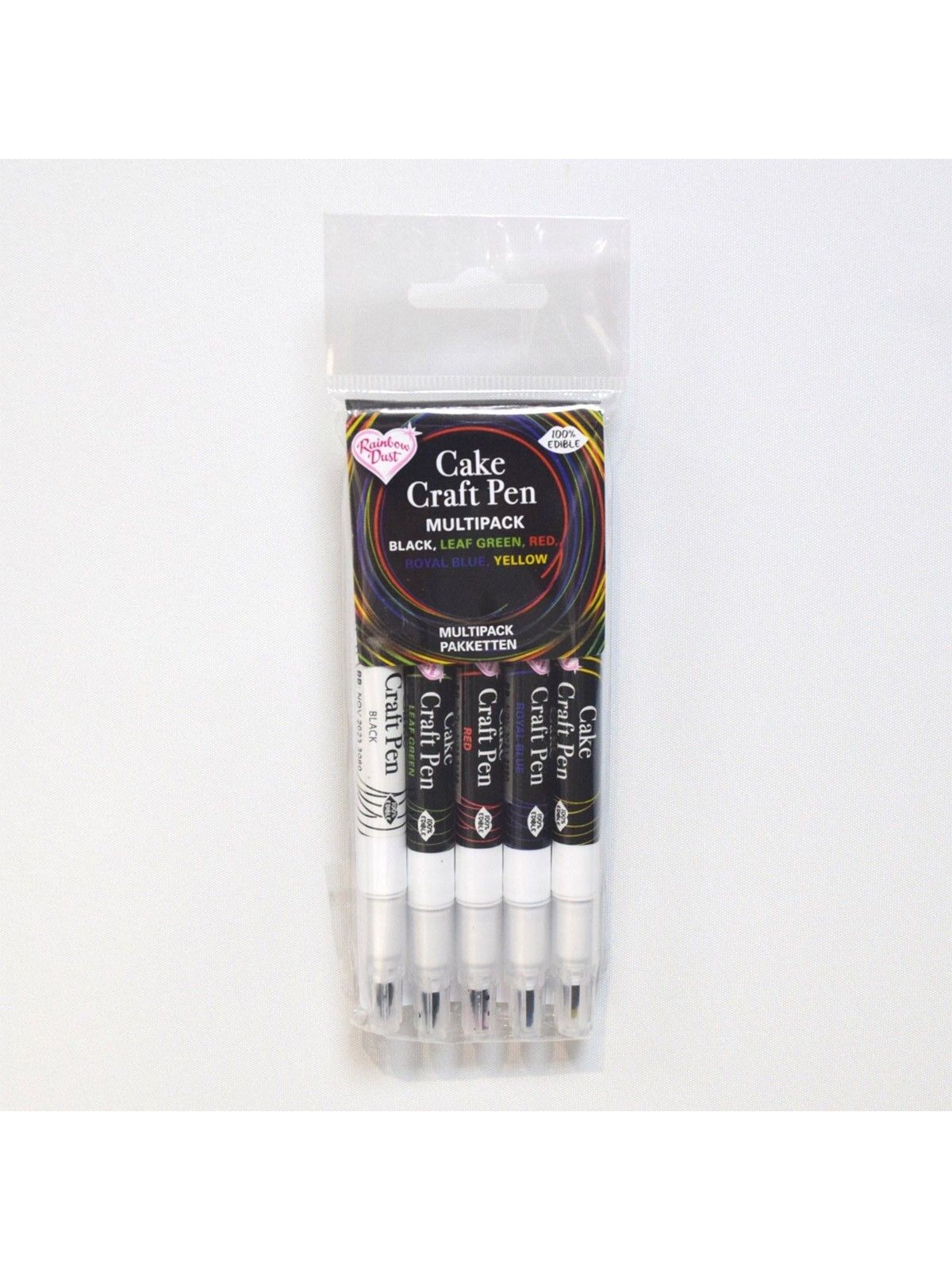 RD Cake Craft Pen Multipack - essbare Marker - 5 Stk