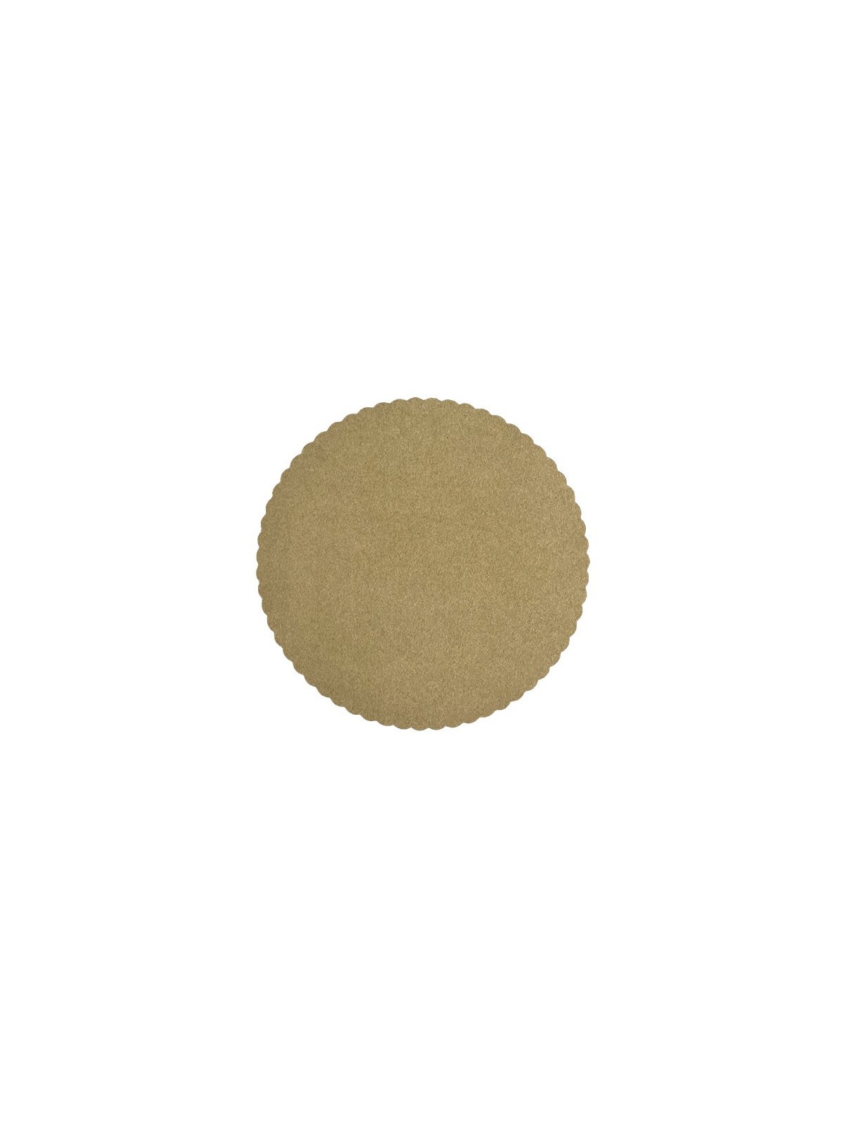 KRAFT paper cake mat 28cm - with fat barrier 10 pcs