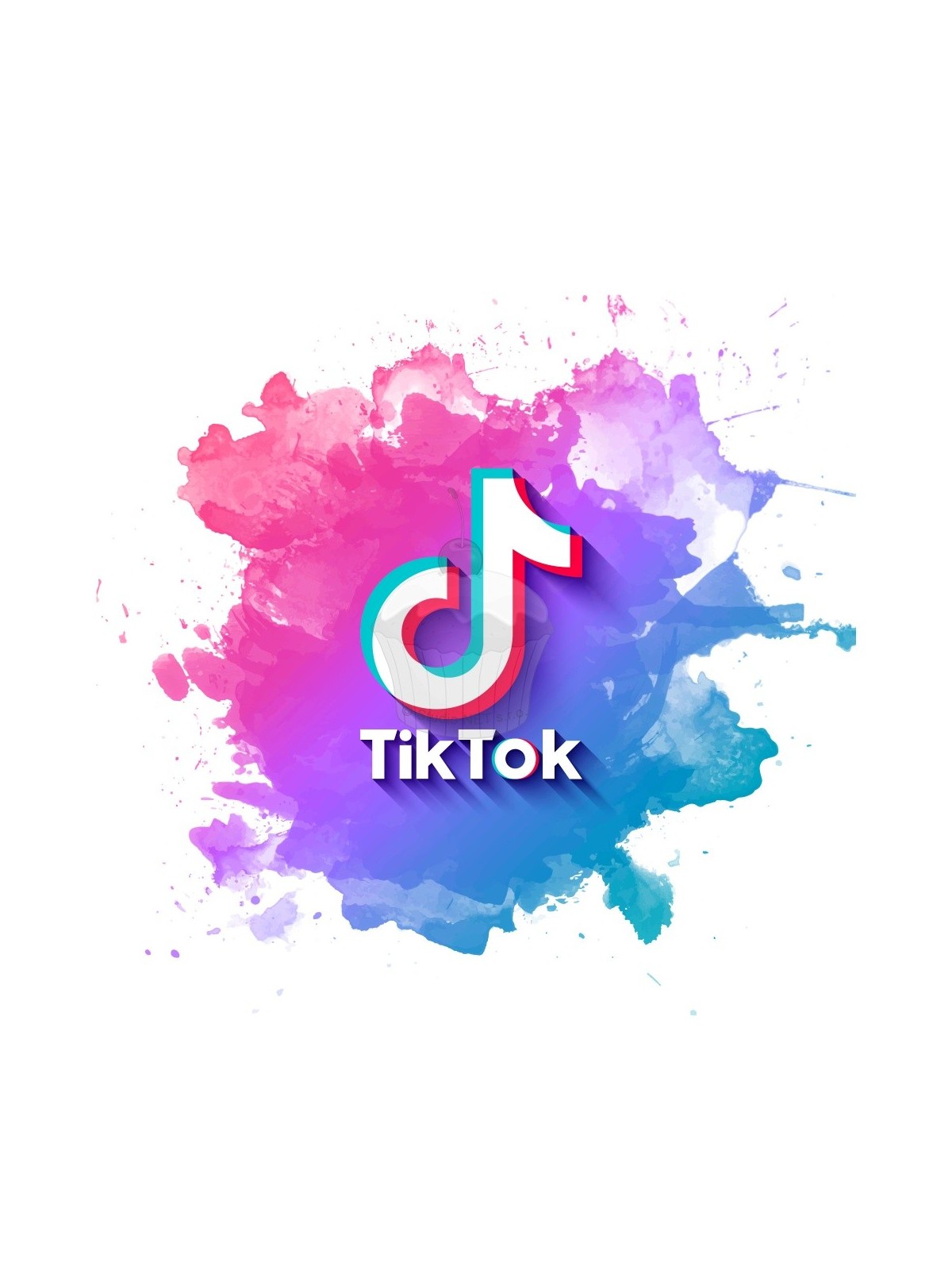 Jedlý papír "TikTok" A4