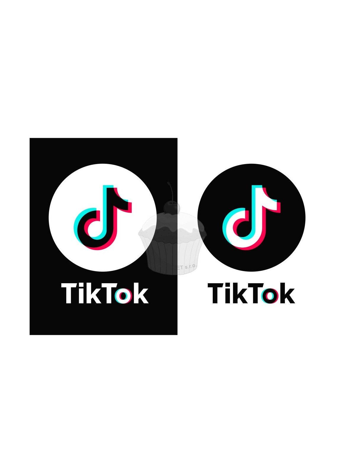 Essbares Papier "TikTok 2" A4.