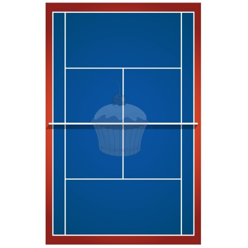 Papier jadalny "Korty tenisowe" A4