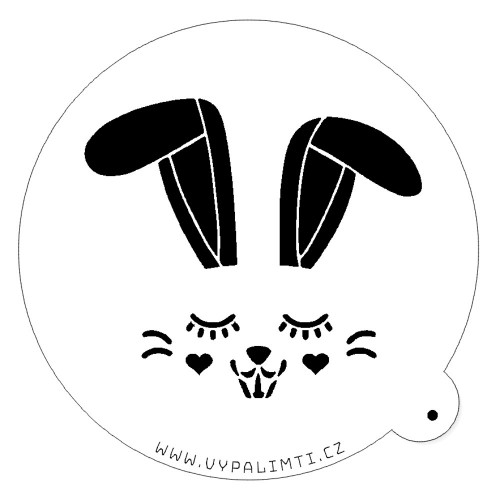 Stencil template - Bunny